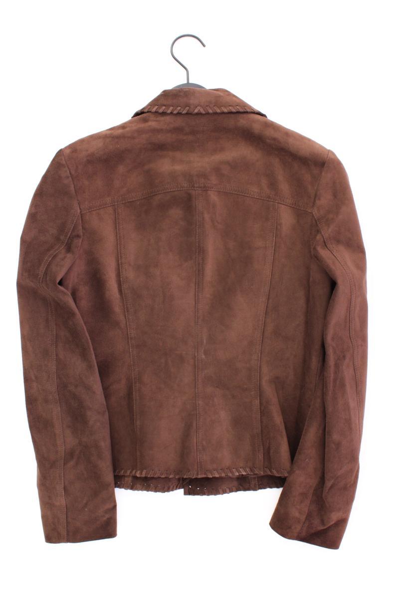 Oui Lederjacke Gr. 36 braun