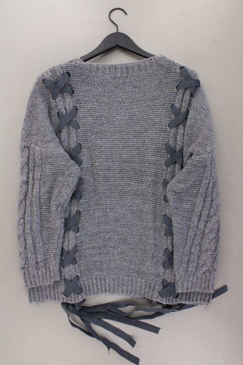 Made in Italy Pullover Gr. OneSize grau aus Polyacryl