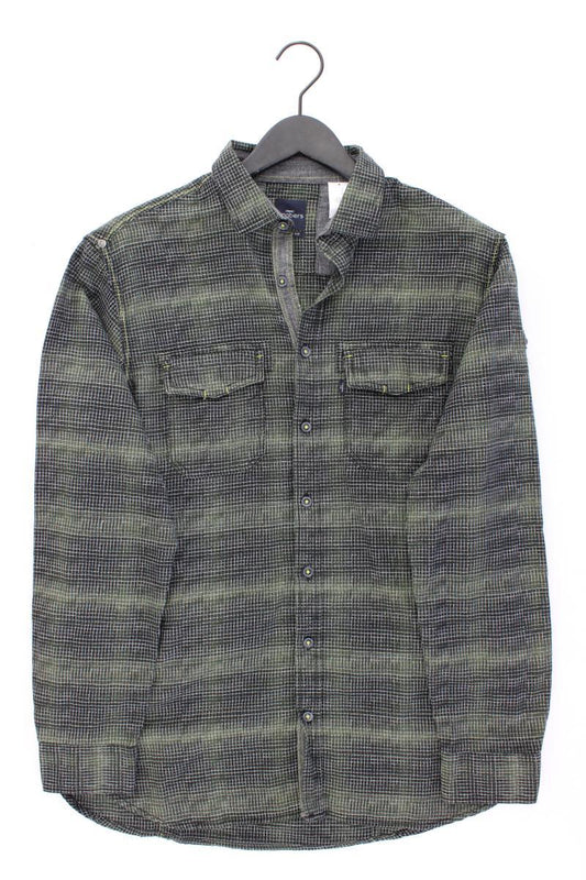 Engbers Langarmhemd für Herren Gr. Hemdgröße 41/42 grün aus Baumwolle