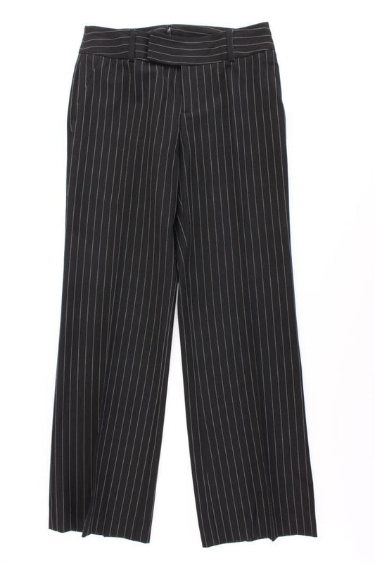 Mexx Anzughose Gr. 36 gestreift Vintage schwarz aus Polyester