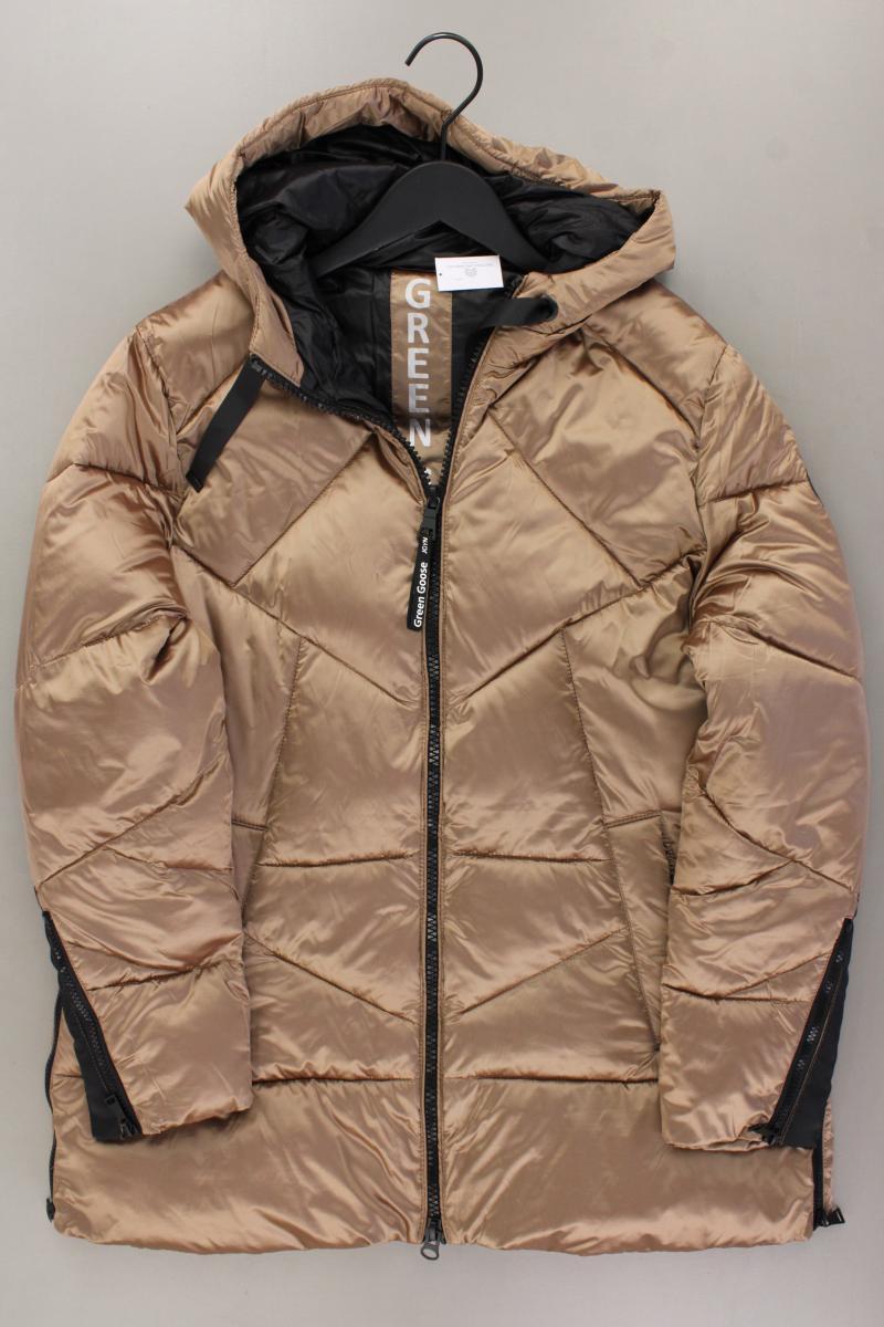 Green Goose Winterjacke Gr. 44 gold aus Polyamid