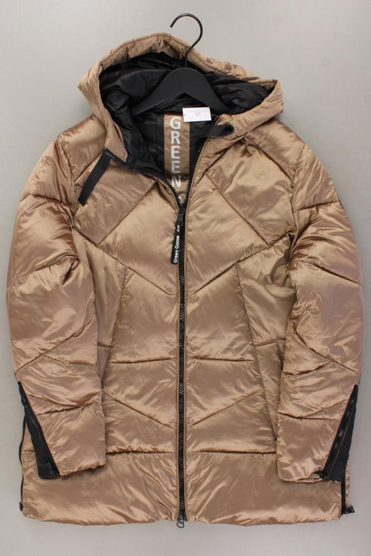 Green Goose Winterjacke Gr. 44 gold aus Polyamid