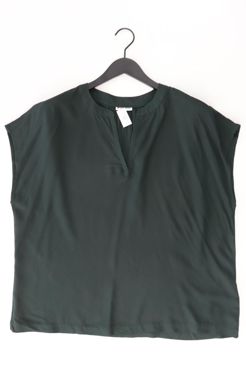 Street One Kurzarmbluse Gr. 44 neuwertig olivgrün aus Viskose