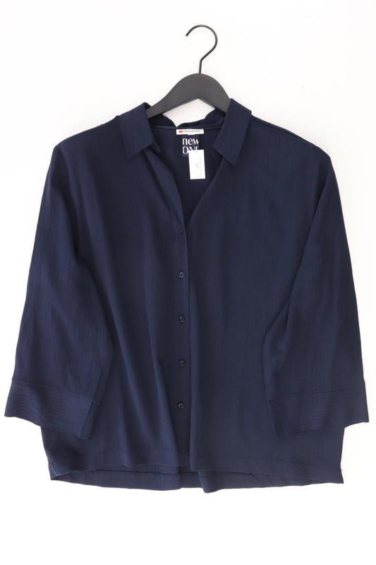 Street One Oversize-Bluse Gr. 40 neuwertig 3/4 Ärmel blau aus Viskose