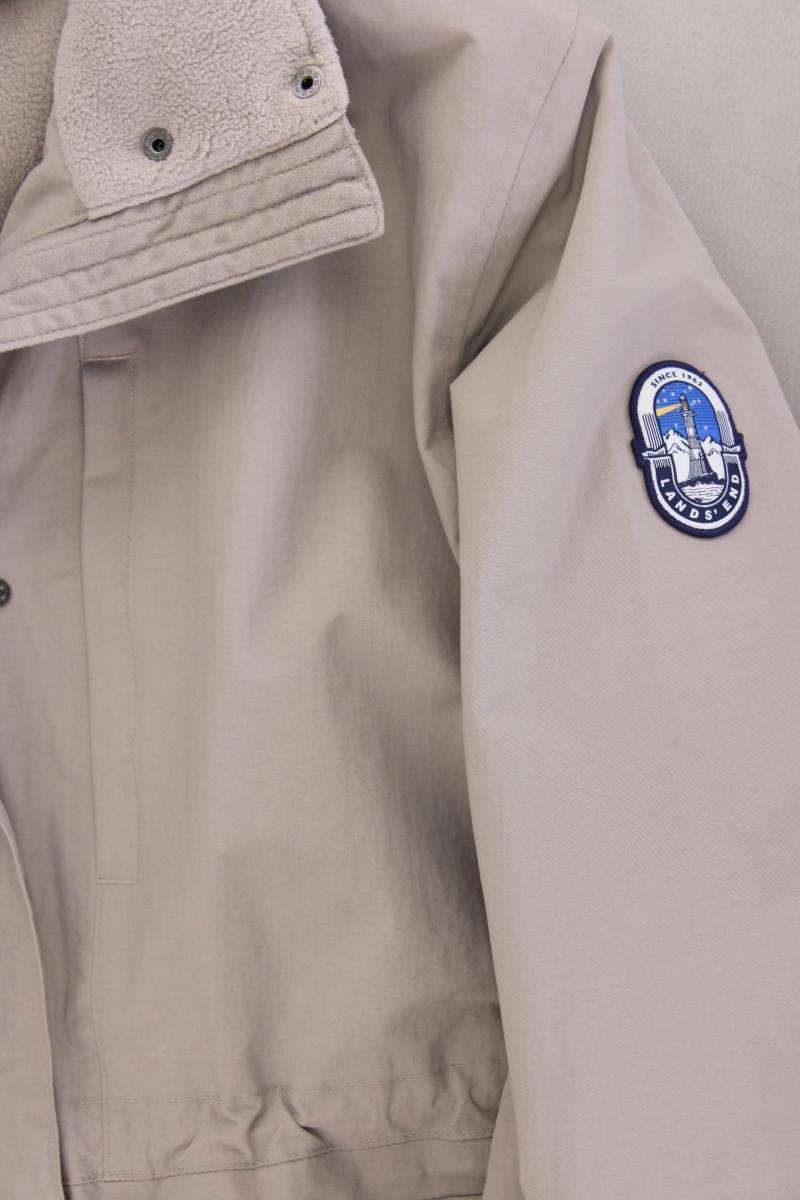 Lands' End Wintermantel Gr. L neuwertig grau aus Nylon
