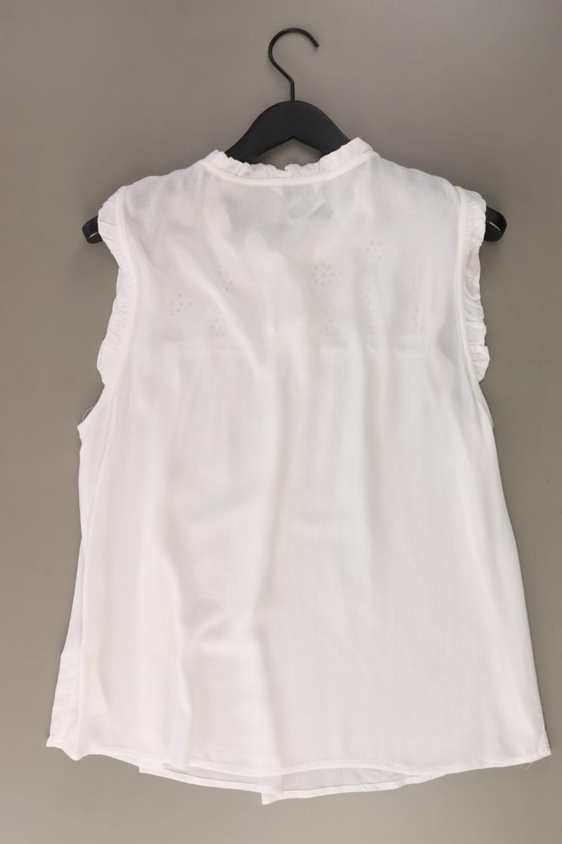 Zabaione Ärmellose Bluse Gr. XXL weiß aus Viskose