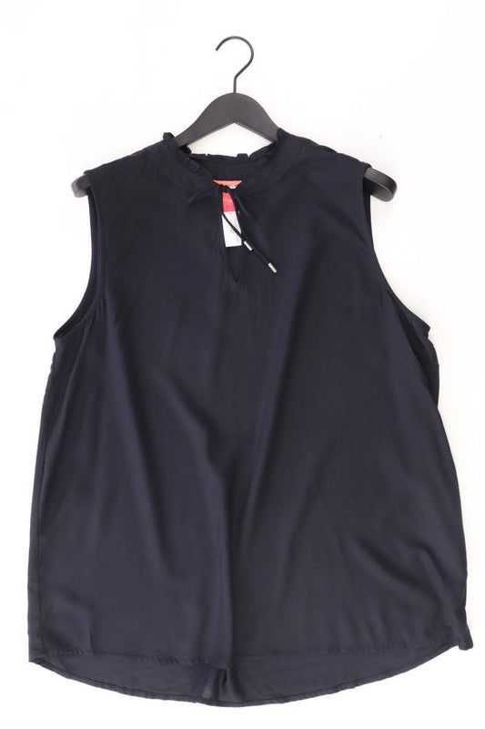 Street One Ärmellose Bluse Gr. 44 neuwertig blau aus Viskose