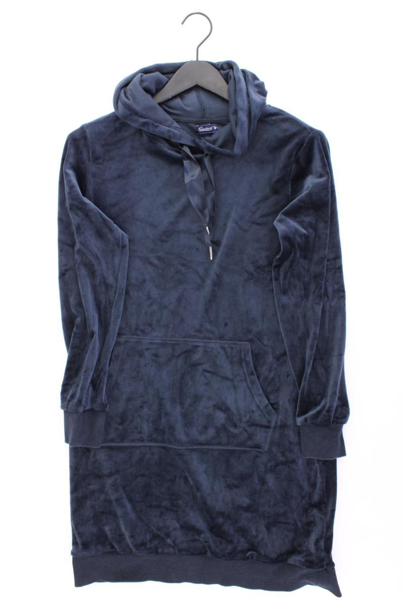Seasons Samtkleid Gr. S Langarm blau aus Polyester