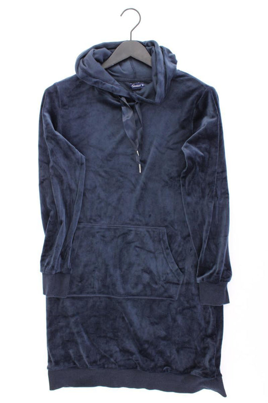 Seasons Samtkleid Gr. S Langarm blau aus Polyester