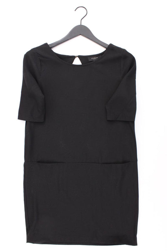Selected Femme Kurzarmkleid Gr. 34 schwarz