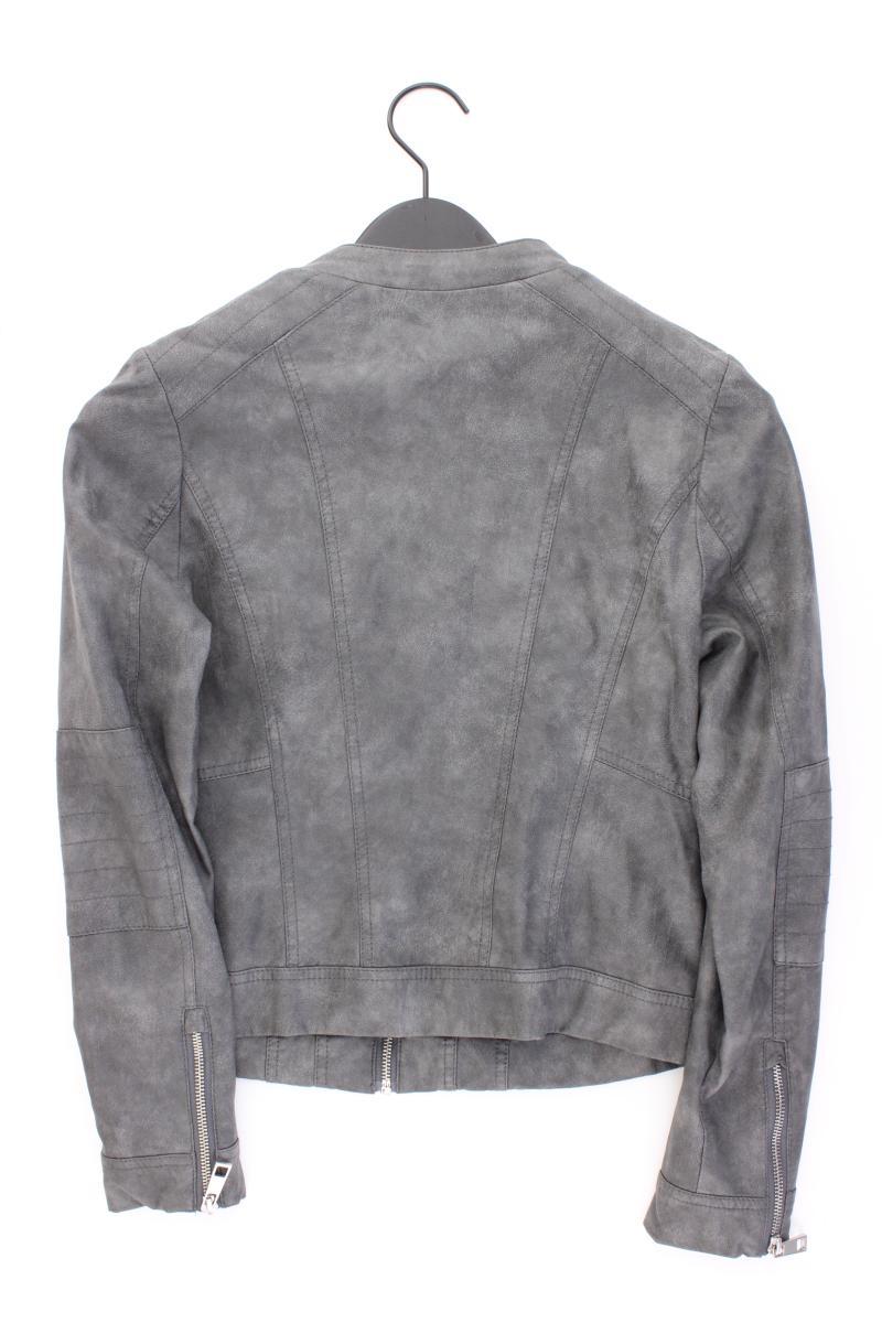 Street One Kunstlederjacke Gr. 34 grau aus Viskose