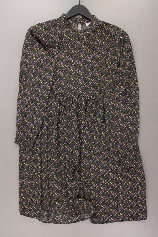 Jacqueline de Yong Langarmkleid Gr. 40 mit Blumenmuster mehrfarbig aus Polyester