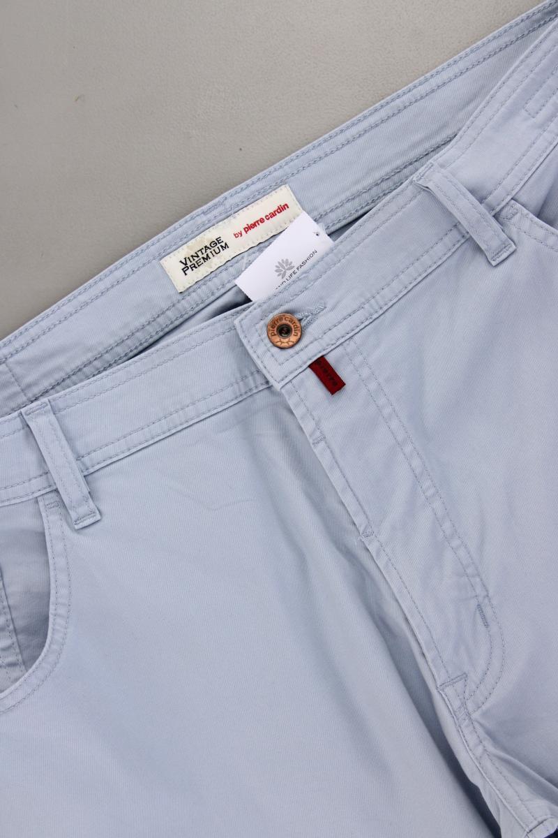 Pierre Cardin Five-Pocket-Hose für Herren Gr. W42/L32 blau aus Baumwolle