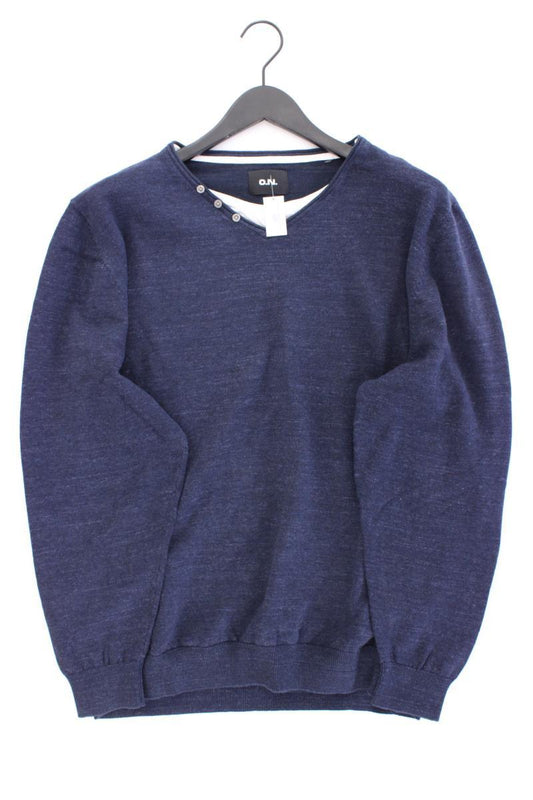 Feinstrickpullover für Herren Gr. XL blau