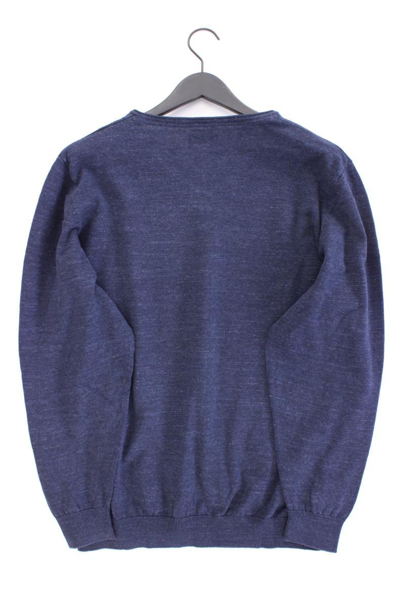 Feinstrickpullover für Herren Gr. XL blau