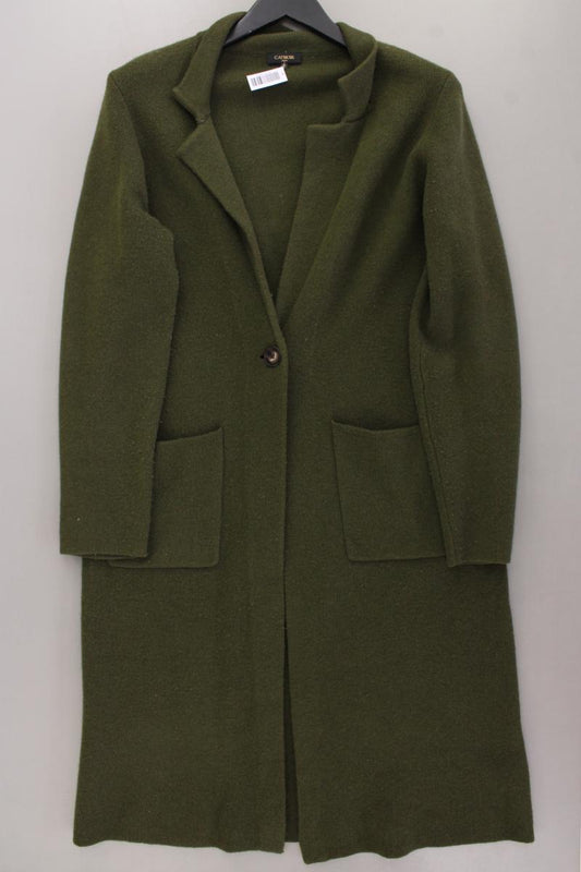 Catnoir Paris Strickjacke aus Wolle Gr. 40 Langarm olivgrün