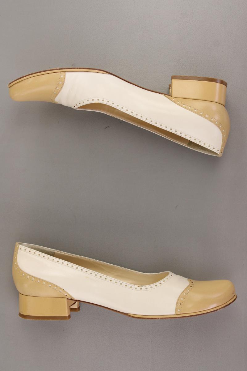 Pollini Pumps Gr. 40,5 creme aus Leder