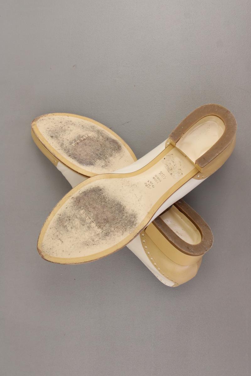 Pollini Pumps Gr. 40,5 creme aus Leder