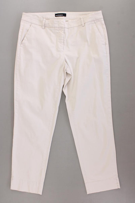 Cambio Chinohose Gr. 40 creme aus Baumwolle