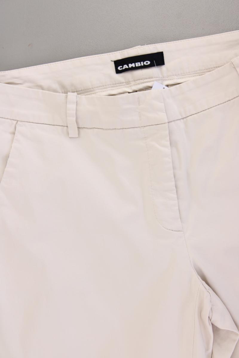 Cambio Chinohose Gr. 40 creme aus Baumwolle