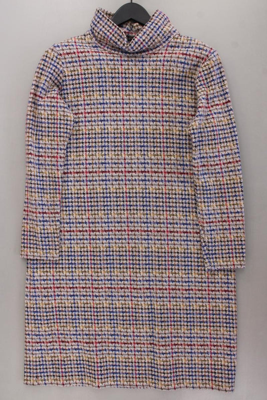Charles Robertson Langarmkleid Gr. 42 hahnentritt mehrfarbig aus Baumwolle