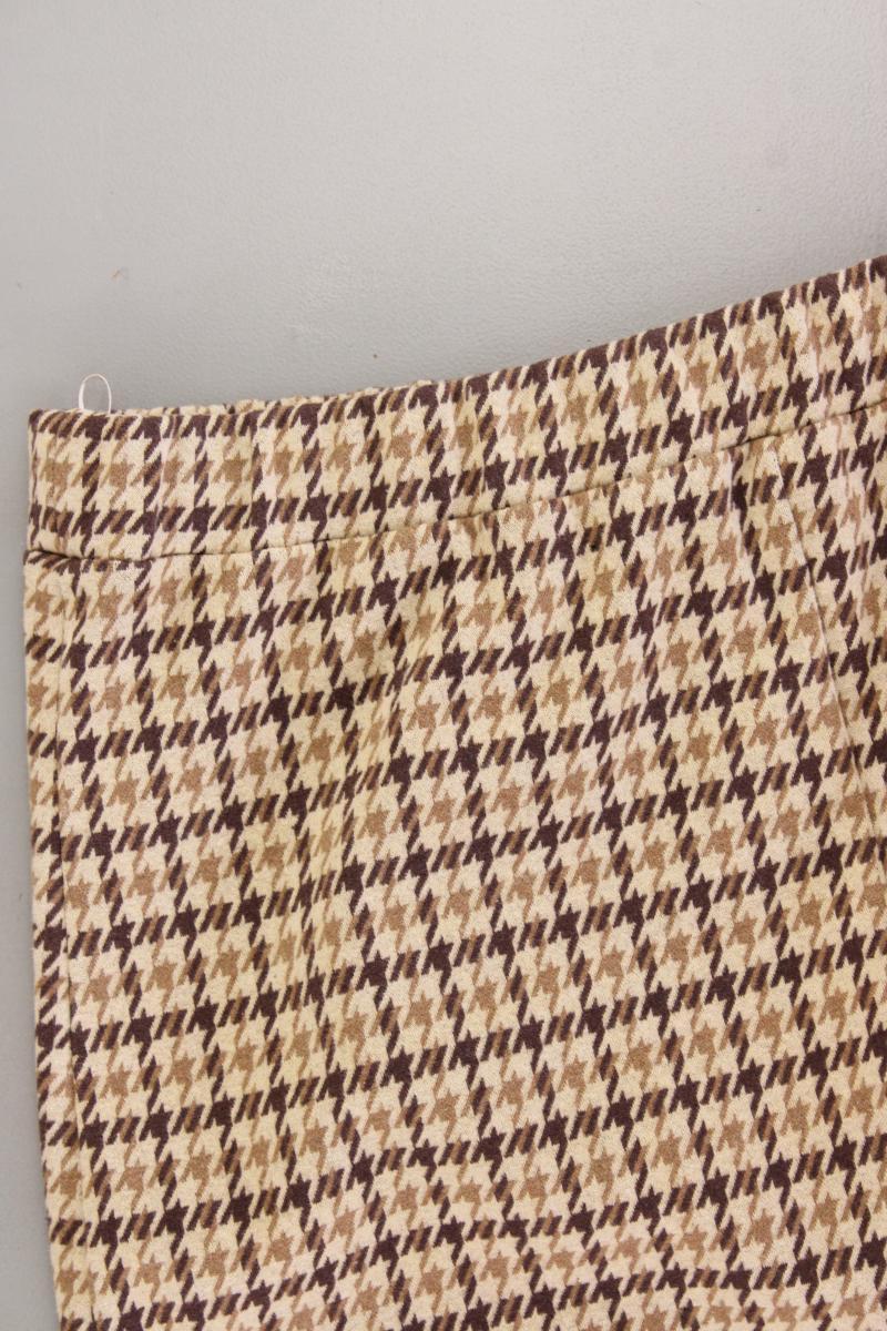 Max Mara Maxirock Gr. XL hahnentritt braun aus Polyester