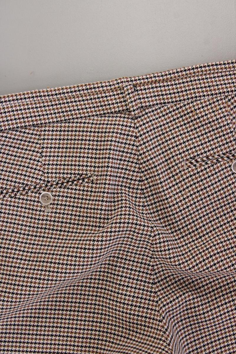 Brax Stoffhose Gr. 42 hahnentritt braun aus Polyester