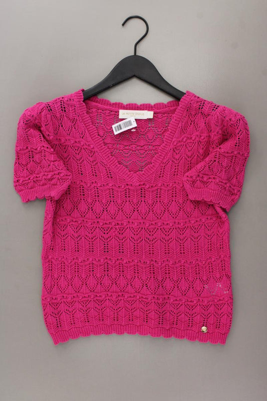 La Petite Etoile Häkelshirt Gr. XS Kurzarm pink aus Baumwolle
