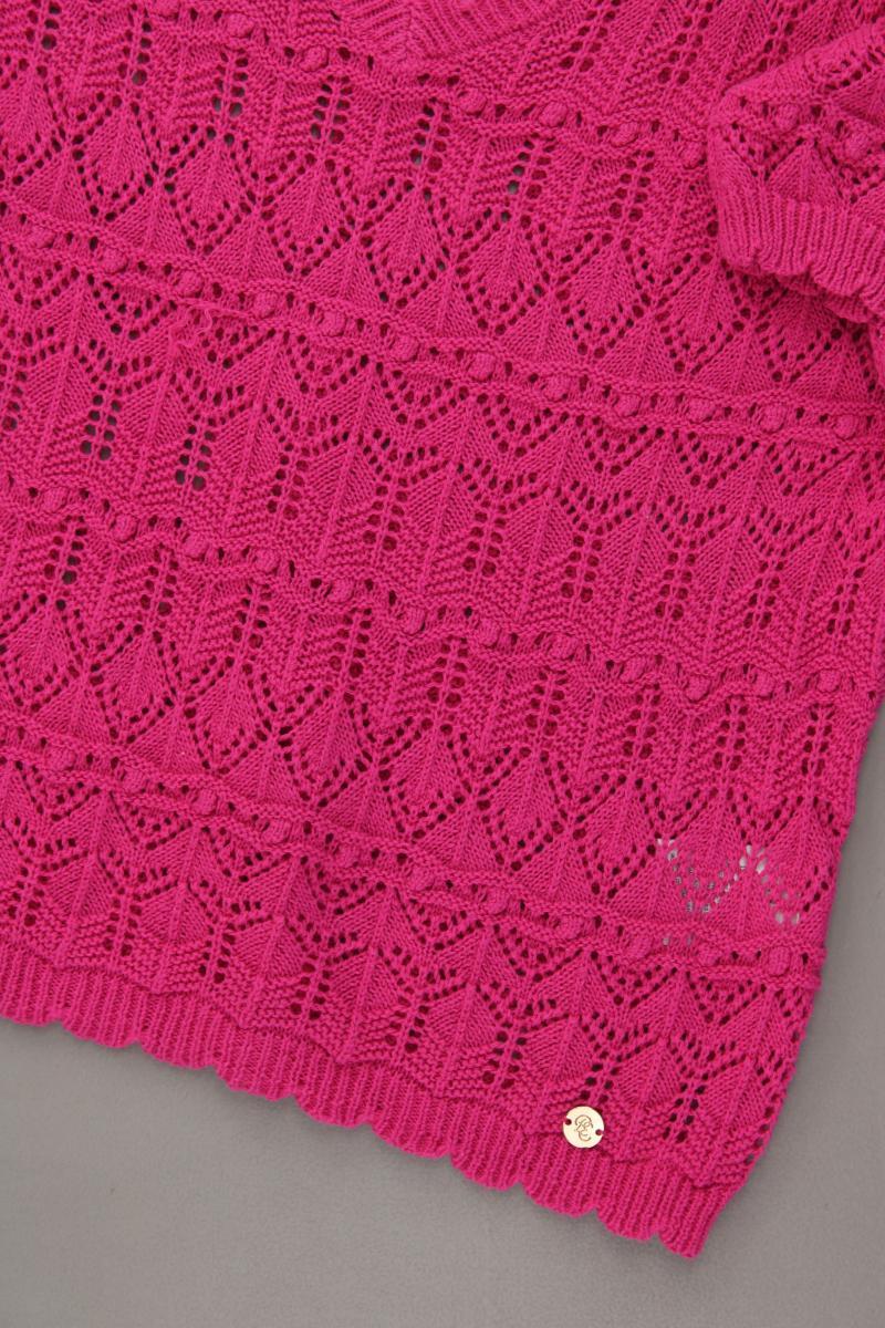 La Petite Etoile Häkelshirt Gr. XS Kurzarm pink aus Baumwolle