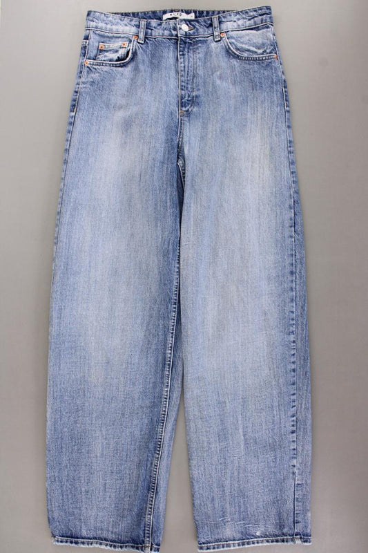 NA-KD Baggy Jeans Gr. 36 blau aus Baumwolle
