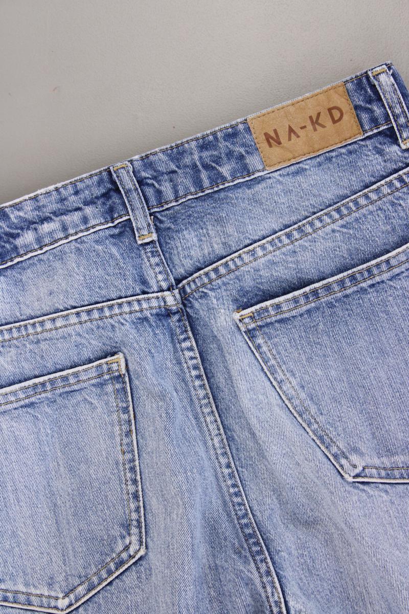 NA-KD Baggy Jeans Gr. 36 blau aus Baumwolle