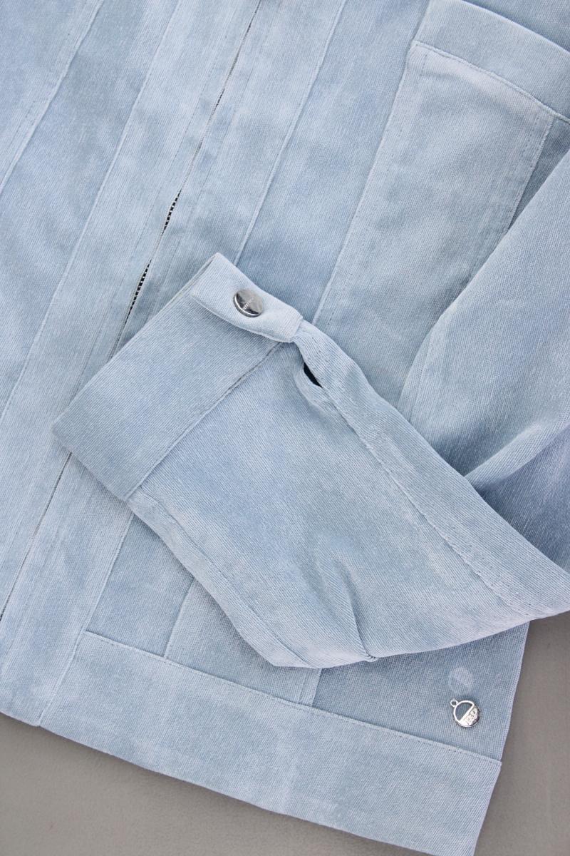 Rino&Pelle Übergangsjacke Gr. M neuwertig blau aus Polyester