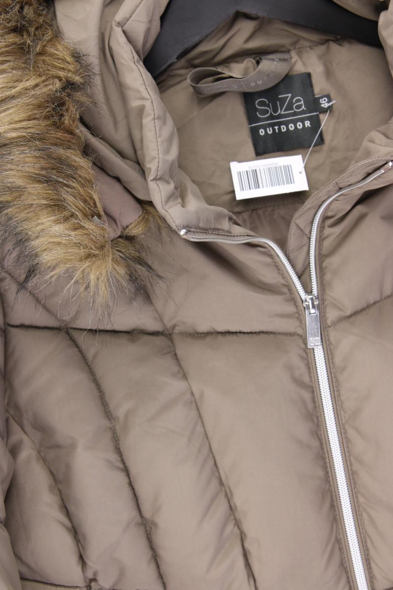 SuZa Wintermantel Gr. 46 neuwertig braun aus Polyester