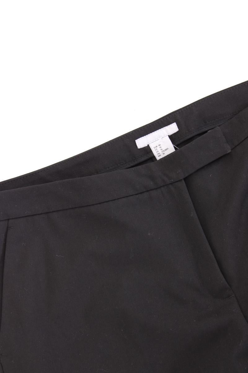 H&M Stoffhose Gr. 46 schwarz aus Polyester