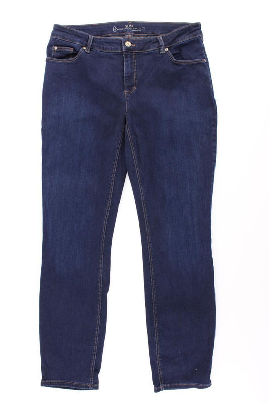 Bonita Straight Jeans Gr. 42 blau aus Baumwolle
