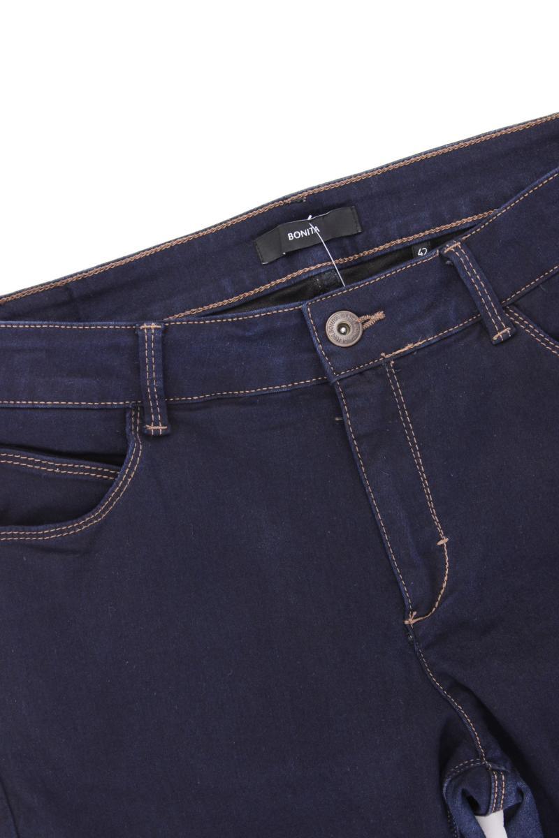 Bonita Straight Jeans Gr. 42 blau aus Baumwolle