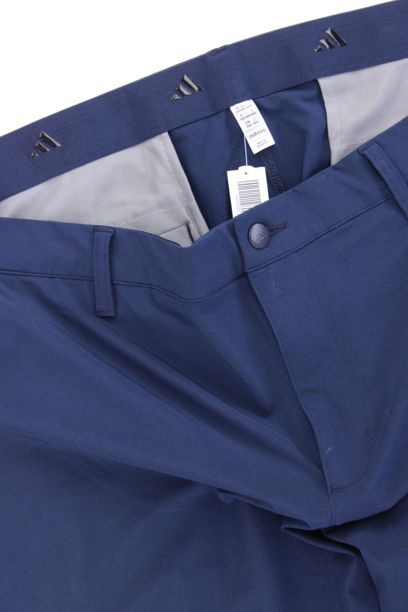 Adidas Hose für Herren Gr. W40/L34 neuwertig blau aus Polyester