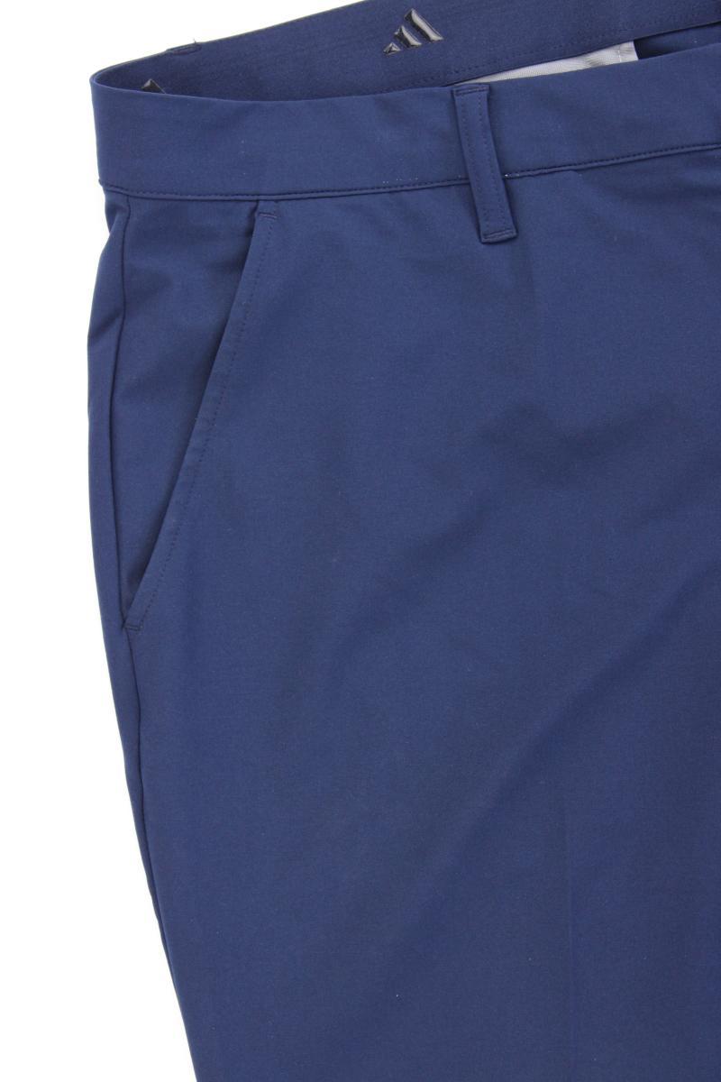 Adidas Hose für Herren Gr. W40/L34 neuwertig blau aus Polyester