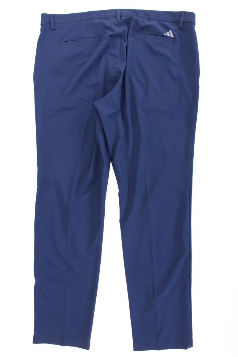 Adidas Hose für Herren Gr. W40/L34 neuwertig blau aus Polyester