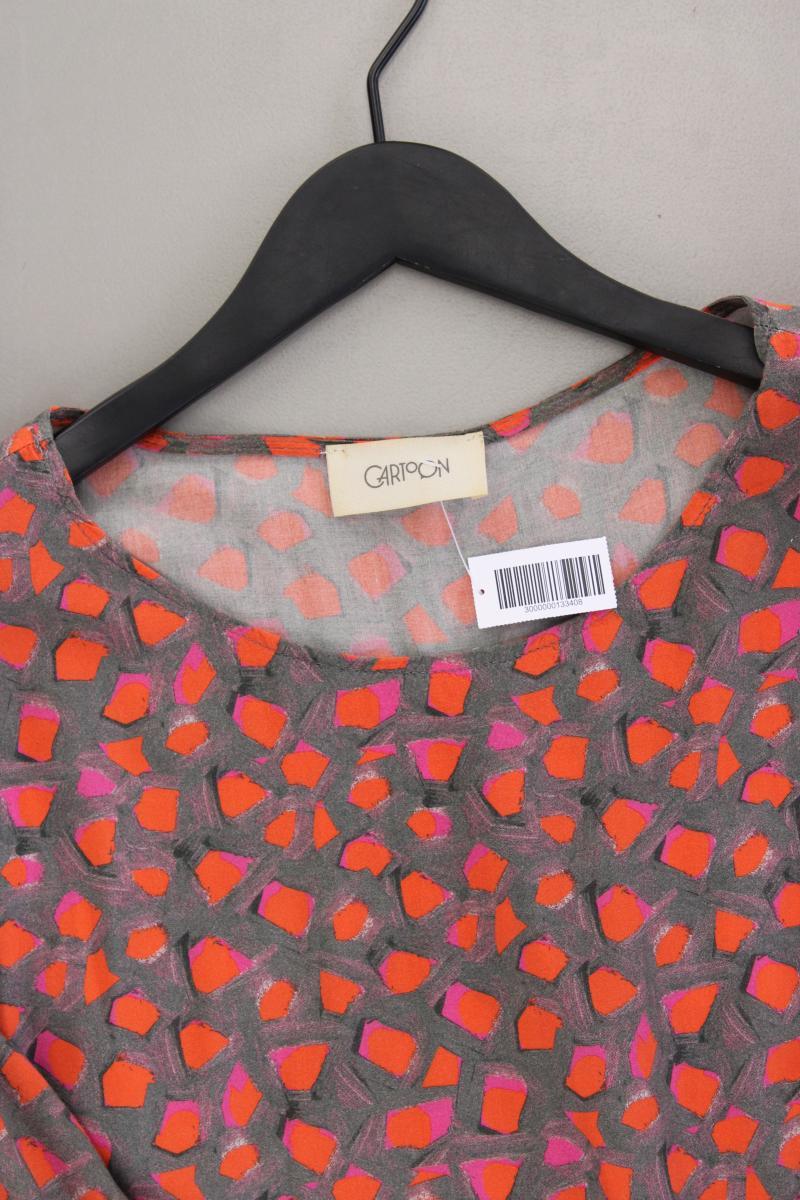 Cartoon Oversize-Bluse Gr. 40 geometrisches Muster 3/4 Ärmel mehrfarbig