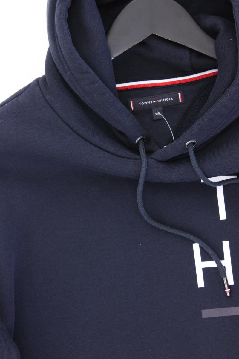 Tommy Hilfiger Hoodie für Herren Gr. XXL neuwertig blau aus Baumwolle