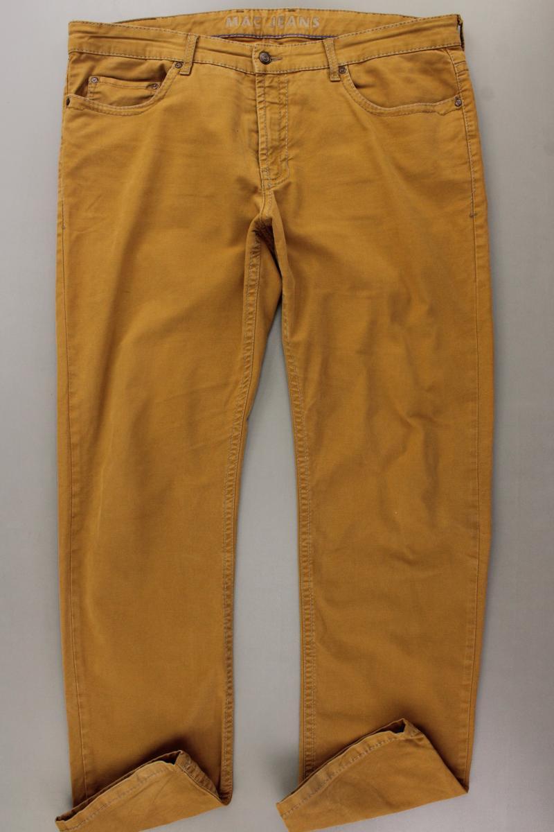 MAC Five-Pocket-Hose für Herren Gr. W40/L36 Modell Ben gelb aus Baumwolle