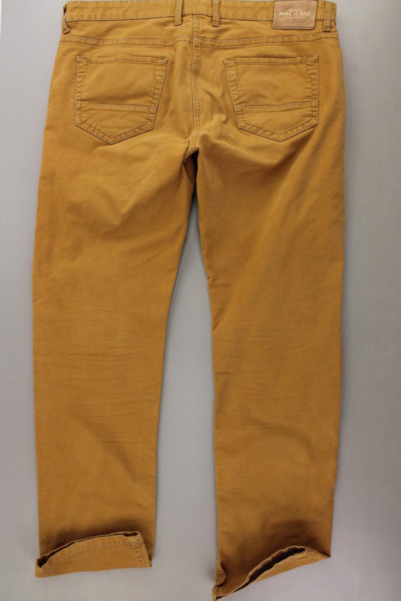 MAC Five-Pocket-Hose für Herren Gr. W40/L36 Modell Ben gelb aus Baumwolle