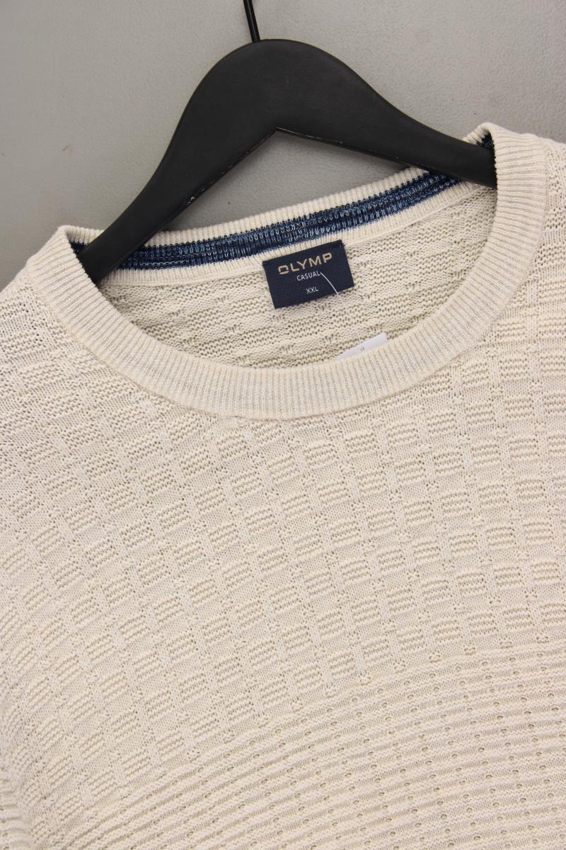 Olymp Grobstrickpullover für Herren Gr. XXL creme