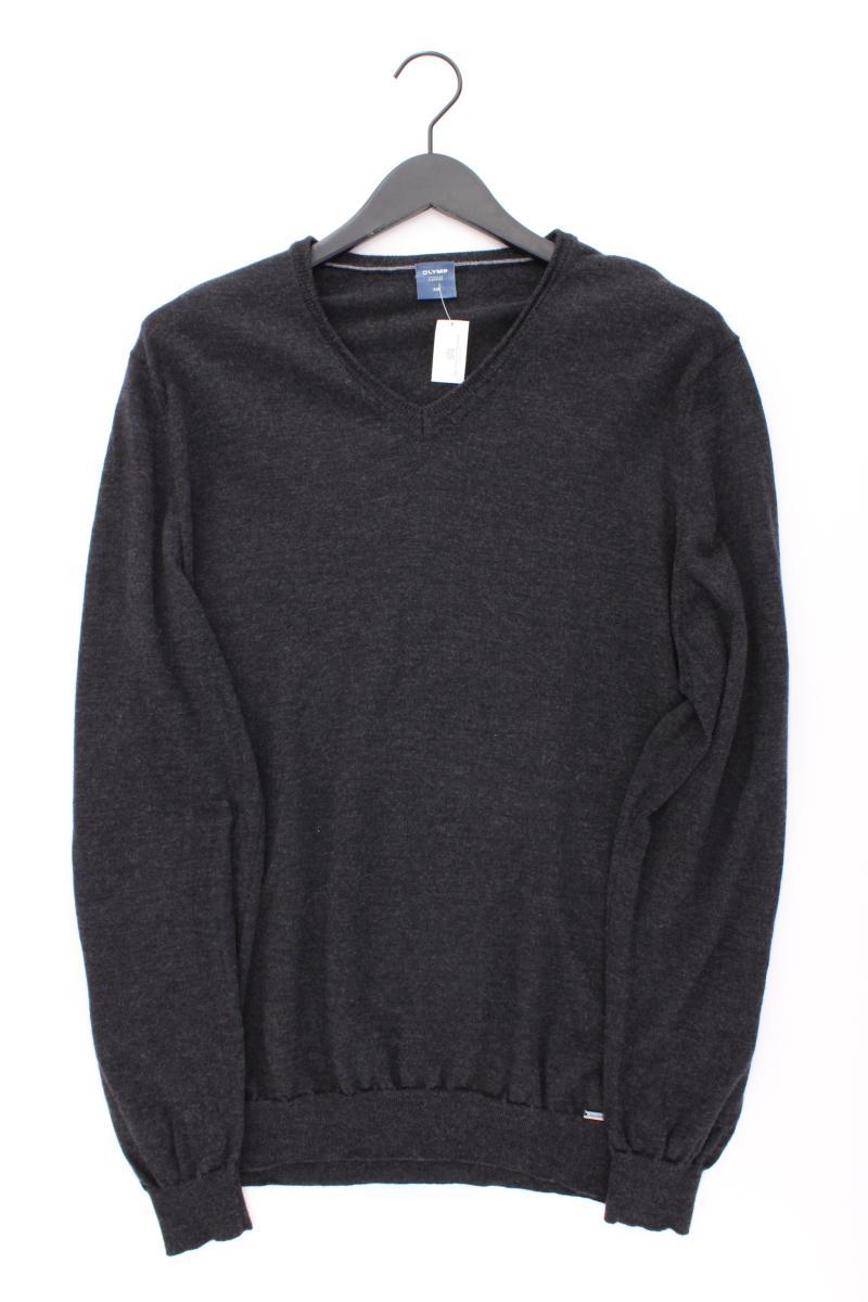 Olymp Wollpullover für Herren Gr. XXL grau