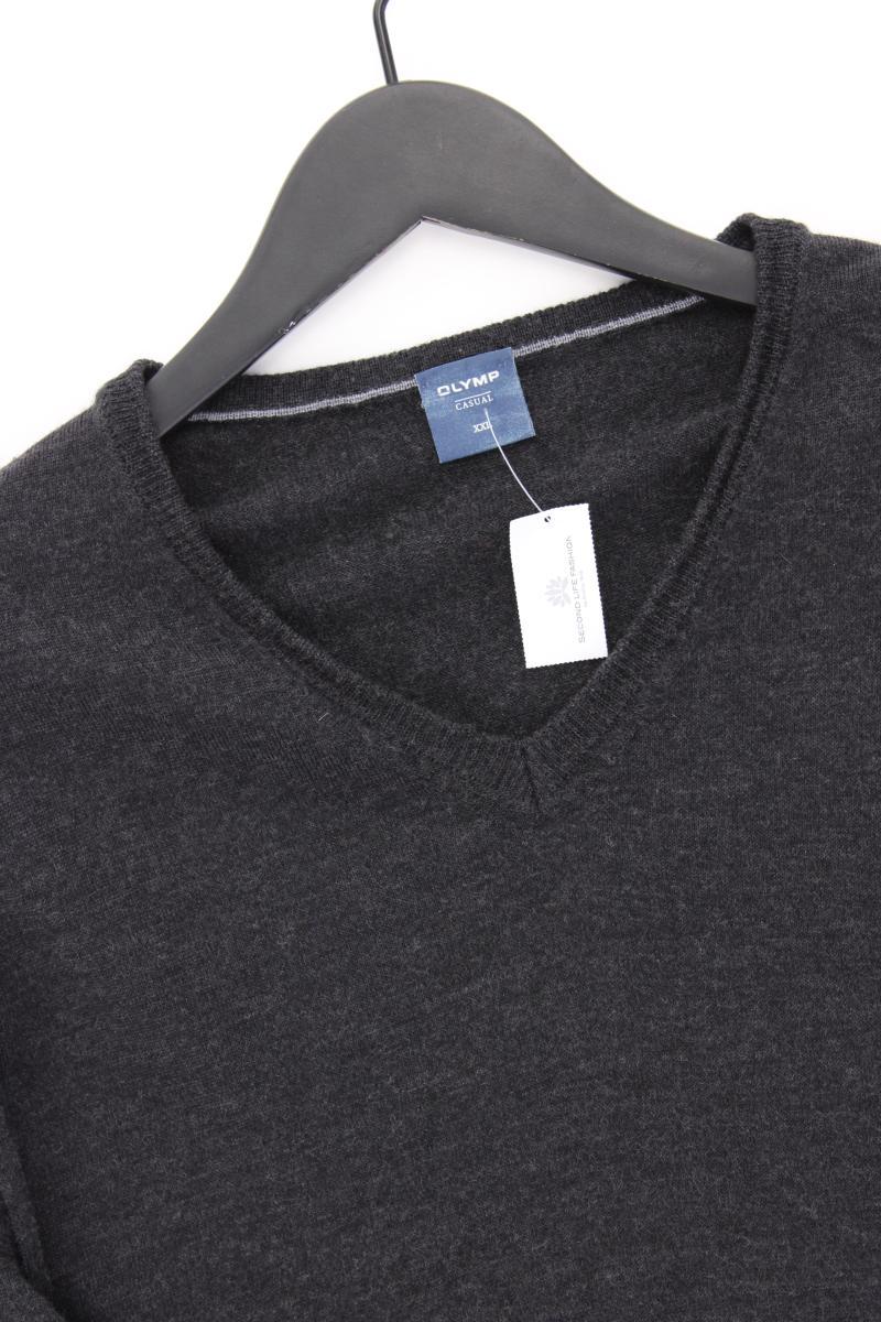 Olymp Wollpullover für Herren Gr. XXL grau
