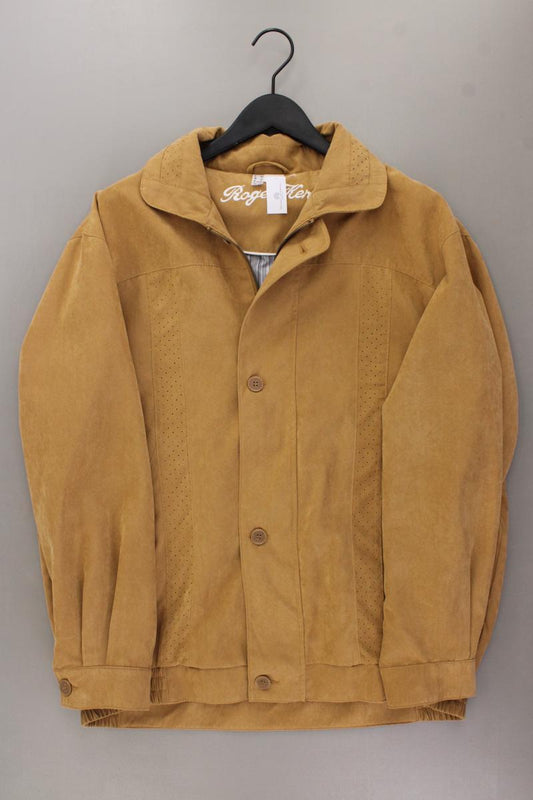 Roger Kent Vintage Jacke Lederoptik für Herren Gr. 52 neuwertig braun