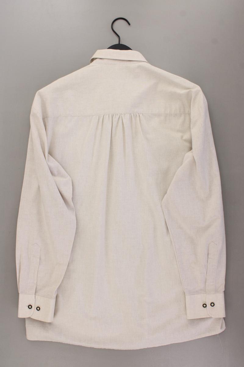 Jupiter Vintage Trachtenhemd für Herren Gr. Hemdgröße 41 Langarm creme