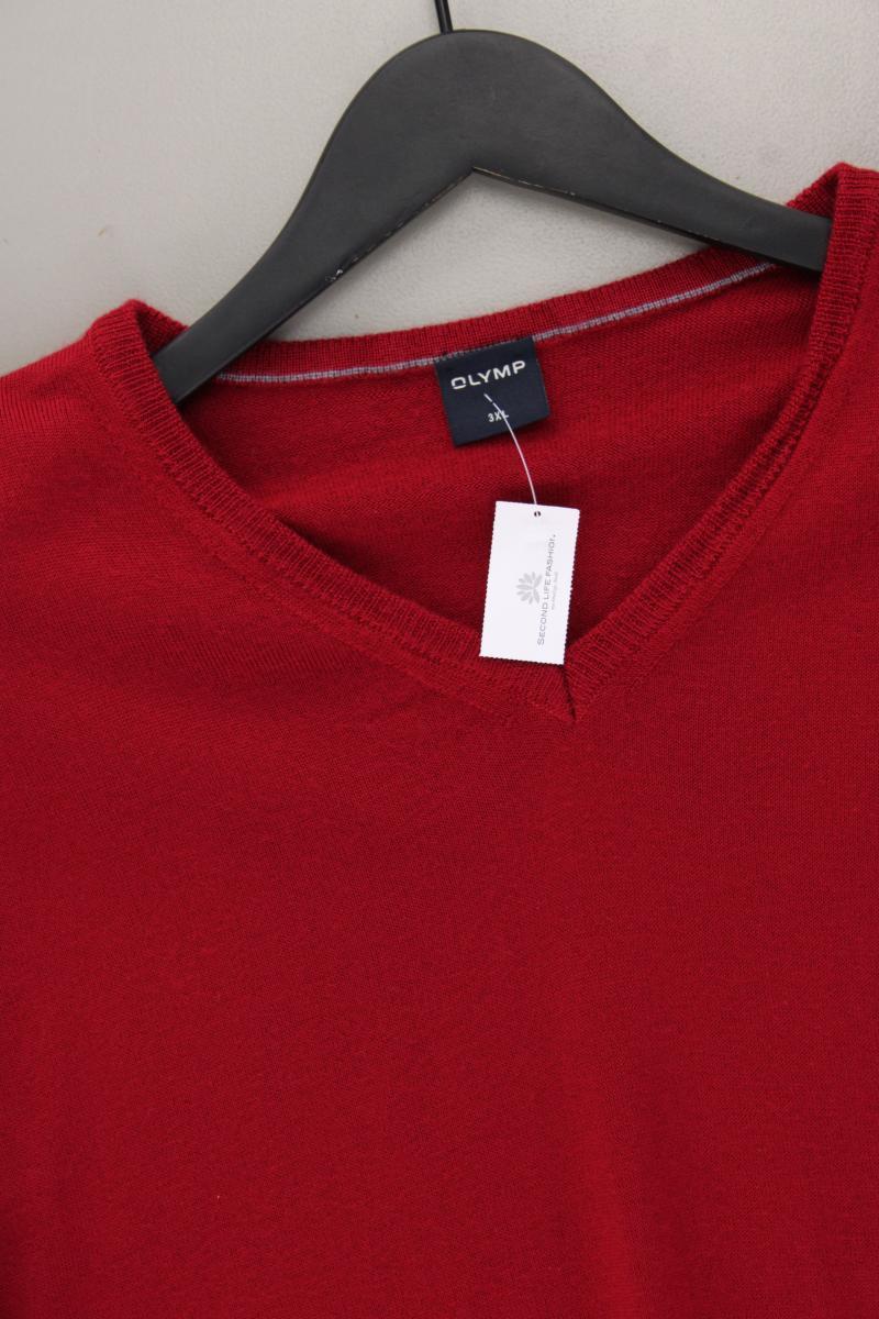 Olymp Wollpullover für Herren Gr. XXXL rot