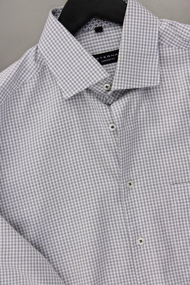 Eterna Kurzarmhemd für Herren Gr. Hemdgröße 42 grau